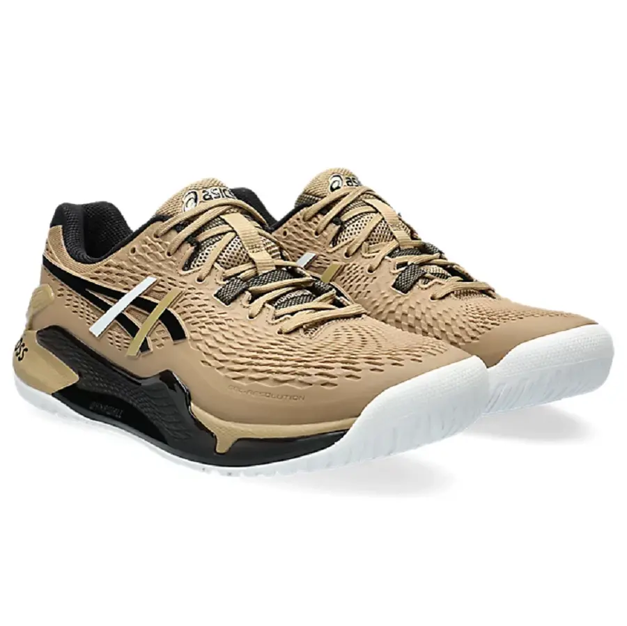 Alternative view of Giày Asics Gel-Resolution 9 X Hugo Boss 'Camel/Black' 1041A453-200