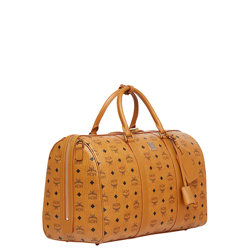 Túi MCM Traveler Weekender In Visetos 'Cognac' MUV7AVY03CO001 - Ảnh 5
