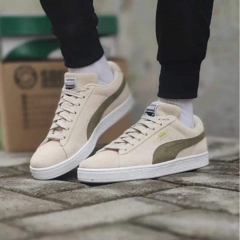 Giày Puma Suede Classic 'Whisper White Olive' 365347-84 - Ảnh 7