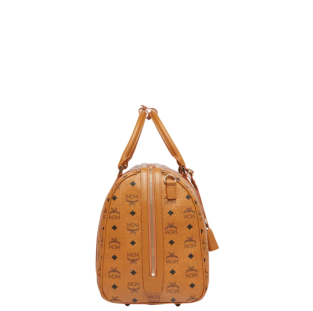 Túi MCM Traveler Weekender In Visetos 'Cognac' MUV7AVY03CO001 - Ảnh 4