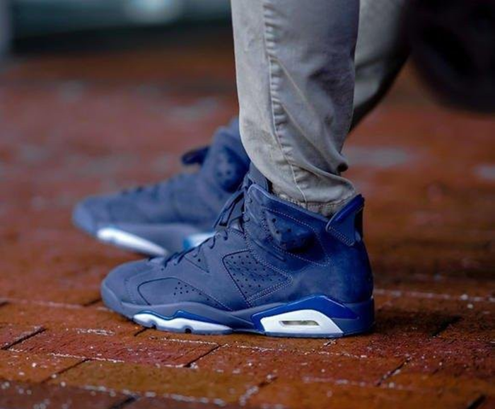 Giày Nike Jordan 6 Retro 'Diffuse Blue' 384664-400 - Ảnh 4