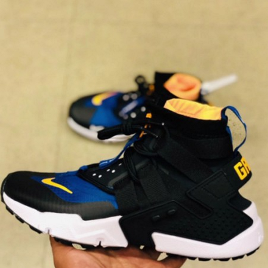 Giày Nike Air Huarache Gripp ‘Black Indigo’ AO1730-006 - Ảnh 3