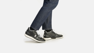 Alternative view of Giày Coach Mid Top Sneaker In Signature Canvas 'Black' CI083-BLK