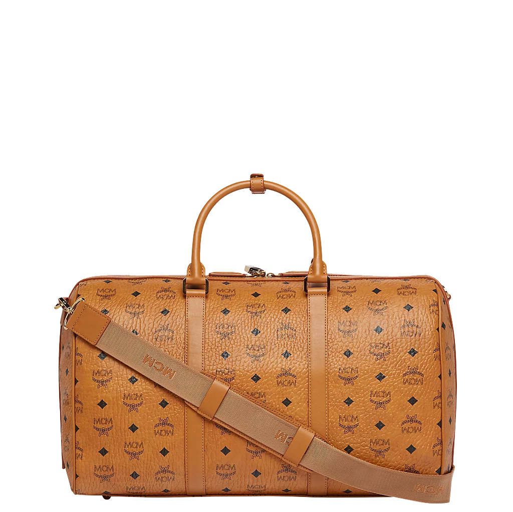 Túi MCM Traveler Weekender In Visetos 'Cognac' MUV7AVY03CO001 - Ảnh 3