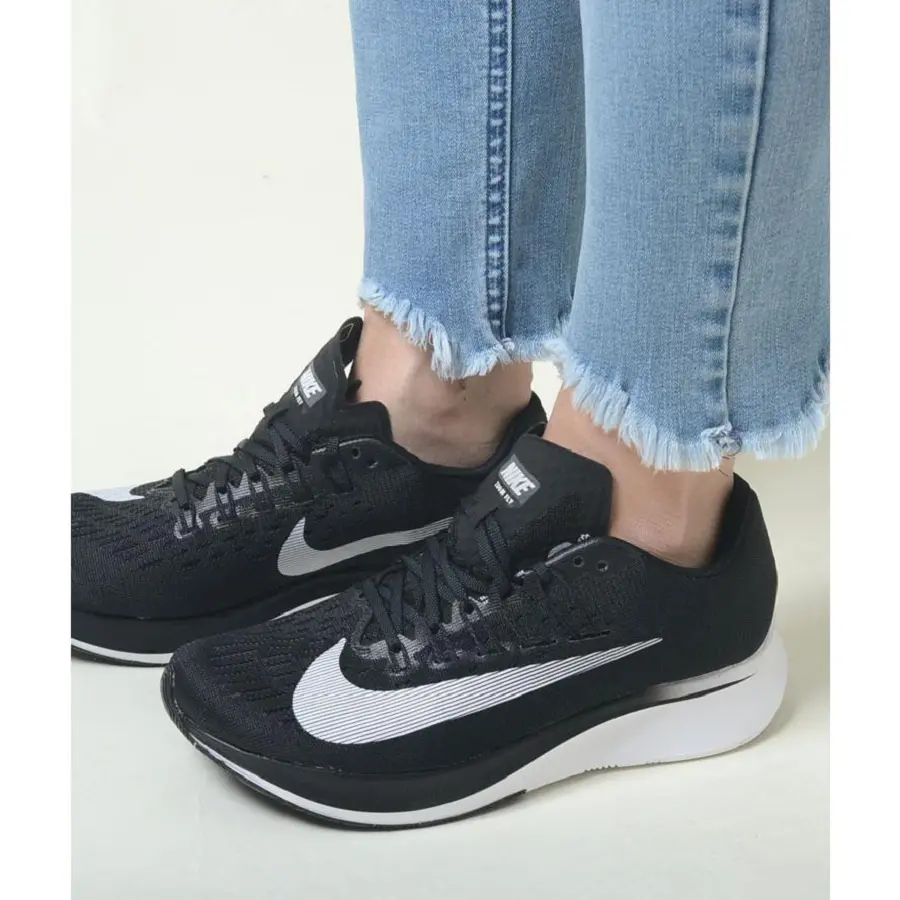 Giày Nike Zoom Fly 1 ‘Black White’ 897821-001 - Ảnh 3