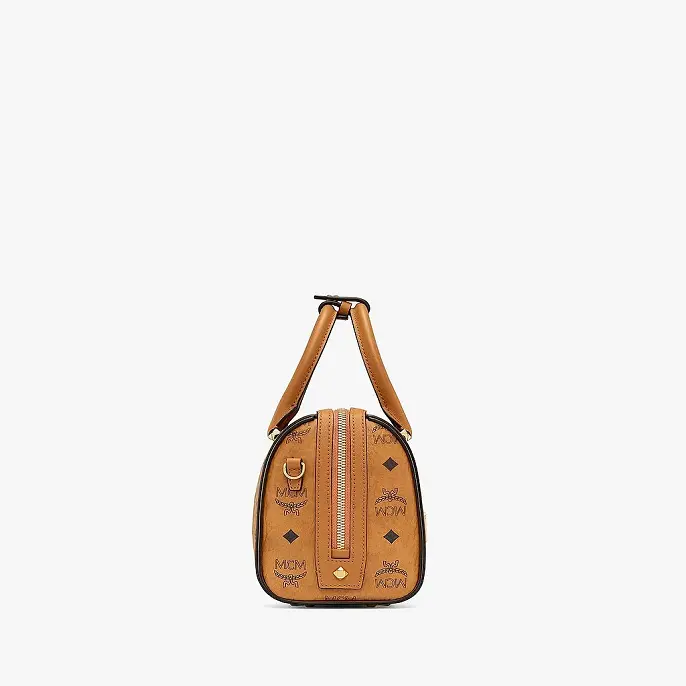 Túi MCM Essential Boston Bag in Visetos 'Original' MWBBASE01CO001 - Ảnh 4
