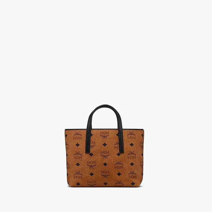 Túi MCM Anya Shopper Visetos Cognac 'Black' MWP9AVI78CO001 - Ảnh 3