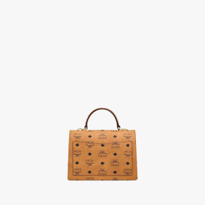 Alternative view of Túi MCM Patricia Satchel Visetos 'Cognac' MWE8APA69CO001