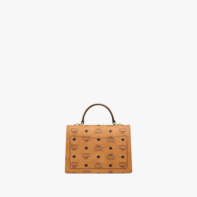 Alternative view of Túi MCM Patricia Satchel Visetos 'Cognac' MWE8APA69CO001