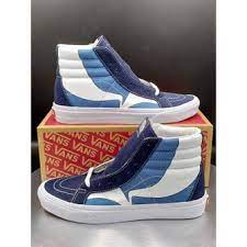 Giày Vans Sk8-Hi Reissue 'Warp Parisian Night Navy' VN0A4U3D21Q - Ảnh 6