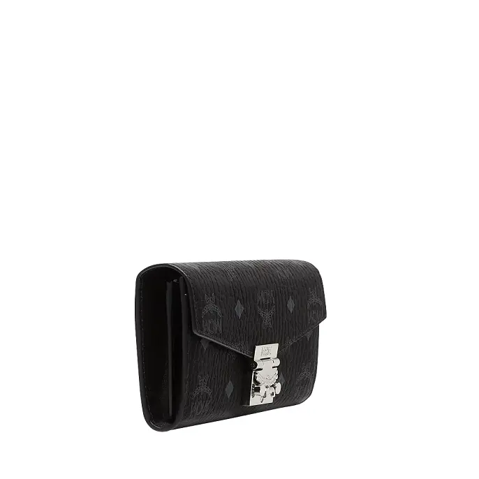 Túi MCM Patricia Crossbody Wallet in Visetos MYLAAPA02BK001 - Ảnh 4