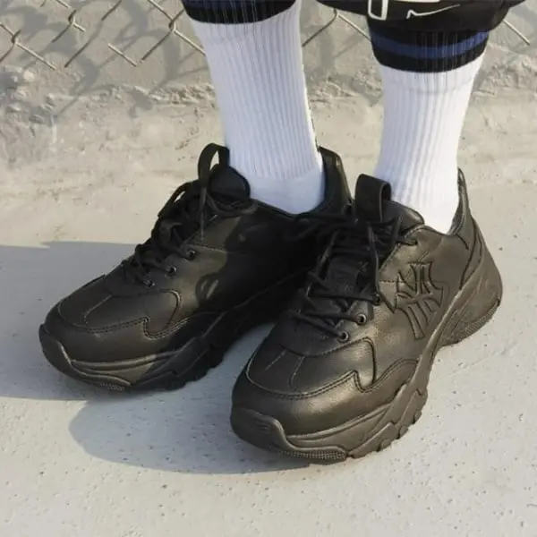 Alternative view of Giày MLB BigBall Chunky LT NY 'Black' 32SHC9011-50L