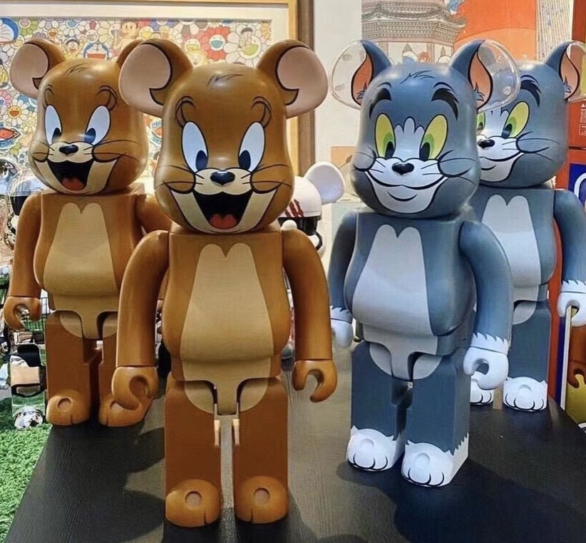 Mô Hình Bearbrick Jerry Flocky Edition 100% + 400% & 1000% - Ảnh 3