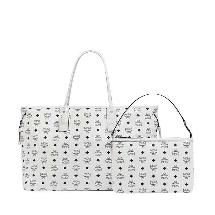 Túi MCM Reversible Liz Shopper in Visetos MWP7AVI21WT001 - Ảnh 3