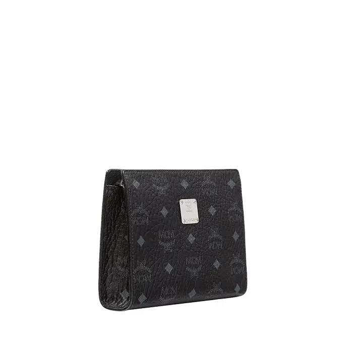 Túi MCM Zip Pouch in Visetos Original MXZ8AVI69BK001 - Ảnh 4