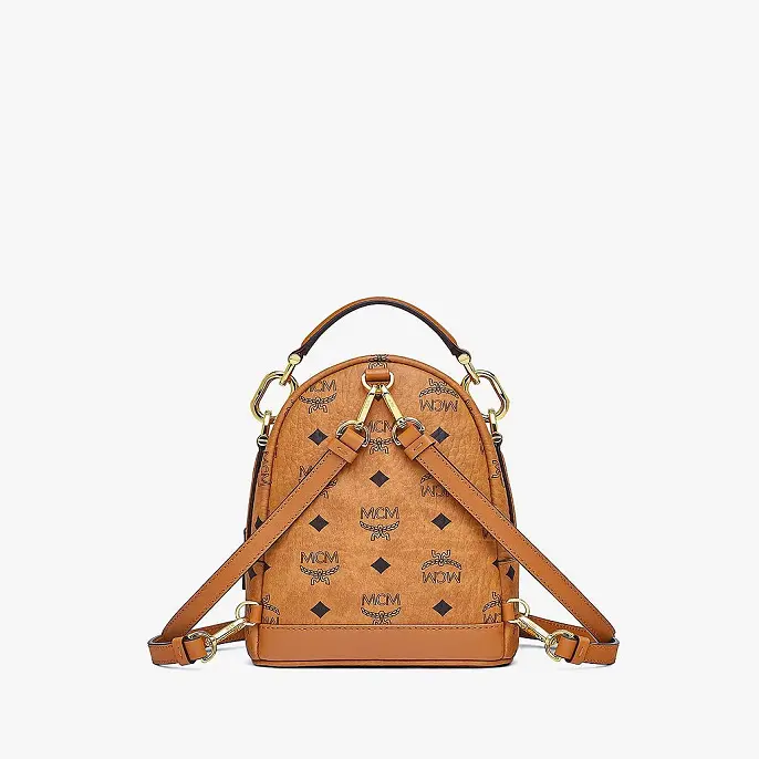 Balo MCM Patricia Backpack Visetos 'Cognac' MWKBSPA01CO001 - Ảnh 4