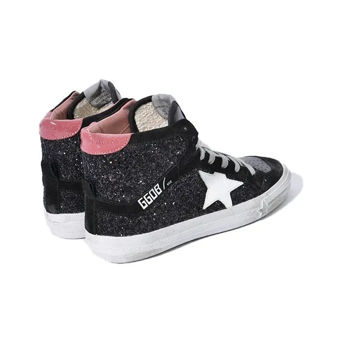Giày Golden Goose 2.12 Black Glitter G32WS599-L7 - Ảnh 3