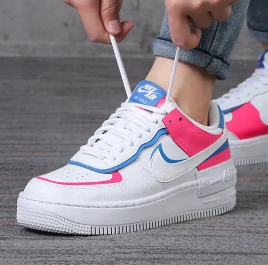 Giày Nike Wmns Air Force 1 Shadow 'Cotton Candy' CU3012-111 - Ảnh 4