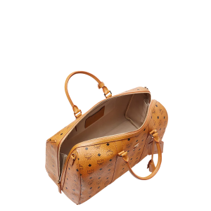 Alternative view of Túi MCM Traveler Weekender In Visetos 'Cognac' MUV7AVY03CO001