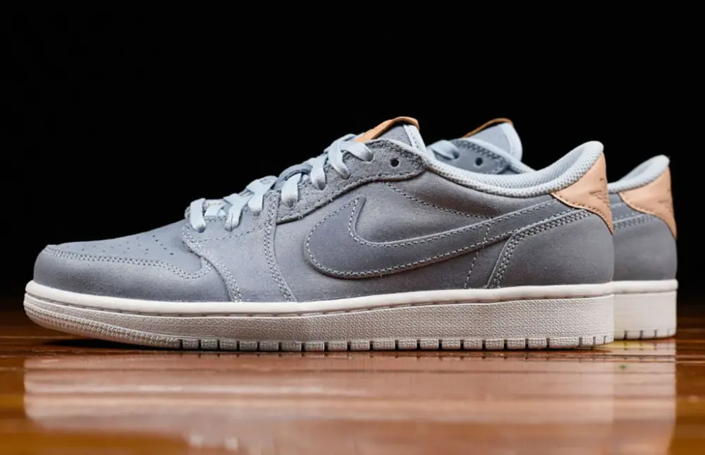 Giày Nike Air Jordan 1 Retro Low OG Premium 'Ice Blue' 905136-402 - Ảnh 6