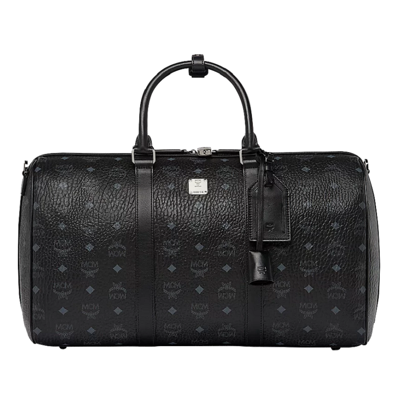 Túi MCM 45cm 17.7" Traveler Weekender In Visetos 'Black' MUV7AVY03BK001
