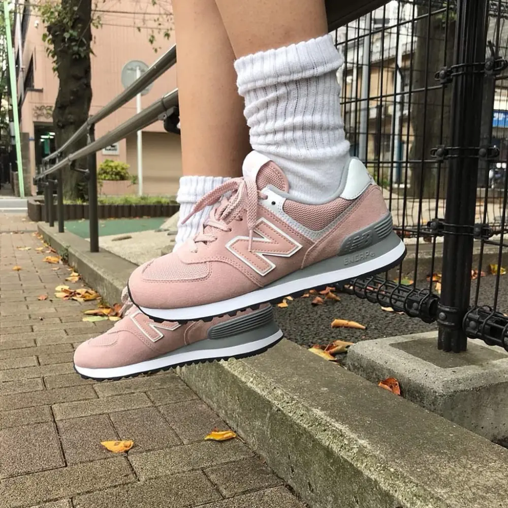 Alternative view of Giày New Balance Wmns 574 'Rose Pink' WL574UNC