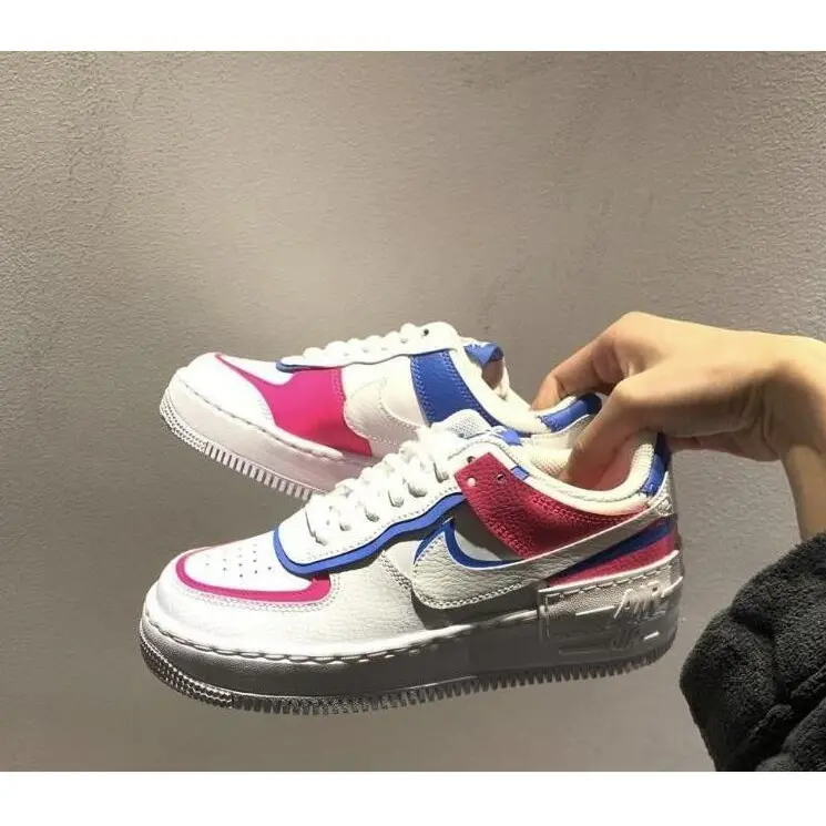 Giày Nike Wmns Air Force 1 Shadow 'Cotton Candy' CU3012-111 - Ảnh 3