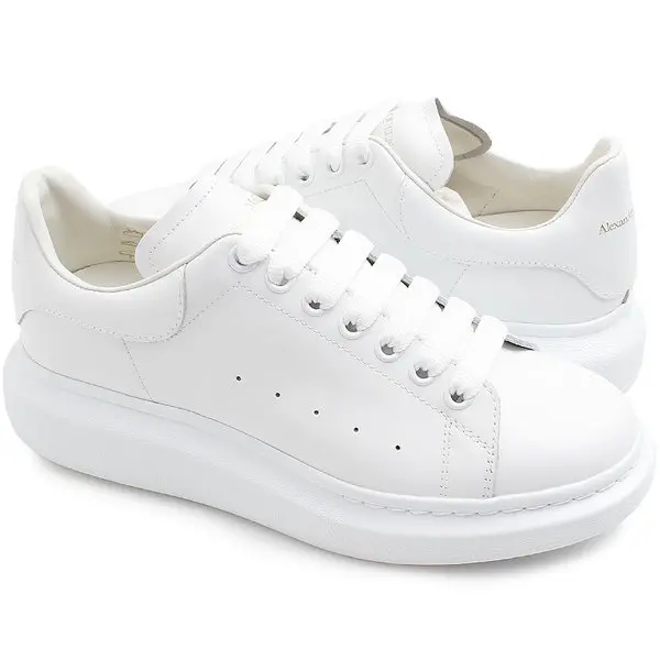 Alternative view of Giày Alexander McQueen Oversized Sneaker 'White' 2019 553680 WHGP5 9000
