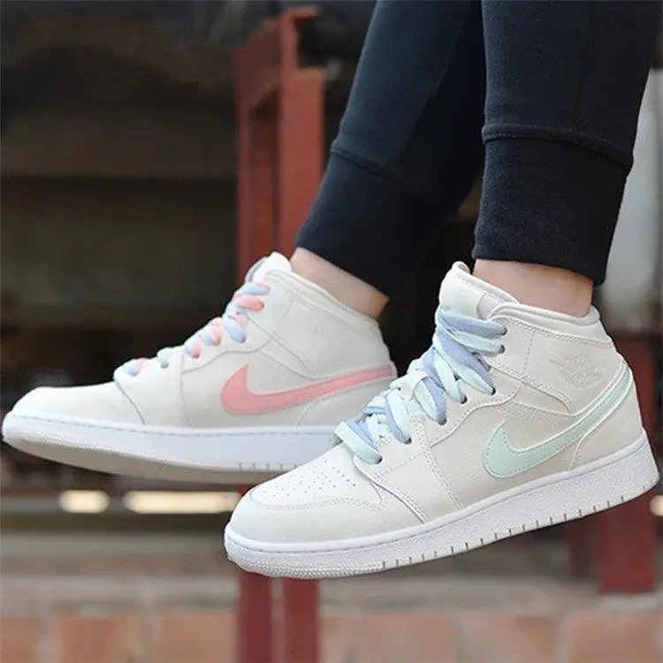 Giày Nike Air Jordan 1 Mid GG 'Phantom' 555112-035 - Ảnh 4
