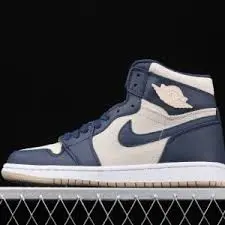 Giày Nike Air Jordan 1 High 'Navy Cream' AQ9131-401 - Ảnh 3