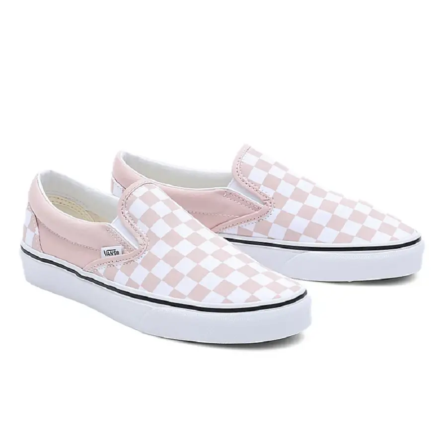Giày Vans Classic Slip-on Checkerboard 'Pink' VN000BVZBQL - Ảnh 3