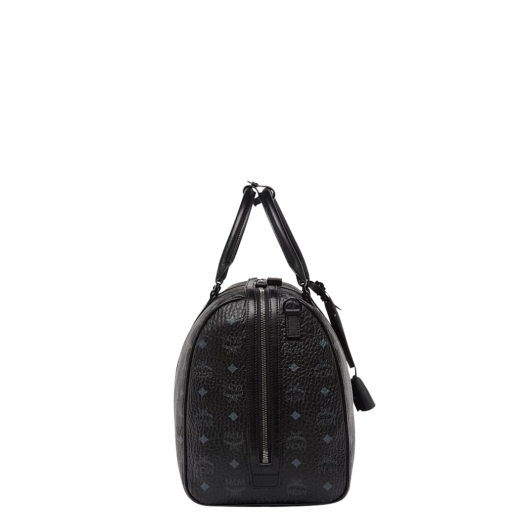 Túi MCM 45cm 17.7" Traveler Weekender In Visetos 'Black' MUV7AVY03BK001 - Ảnh 3