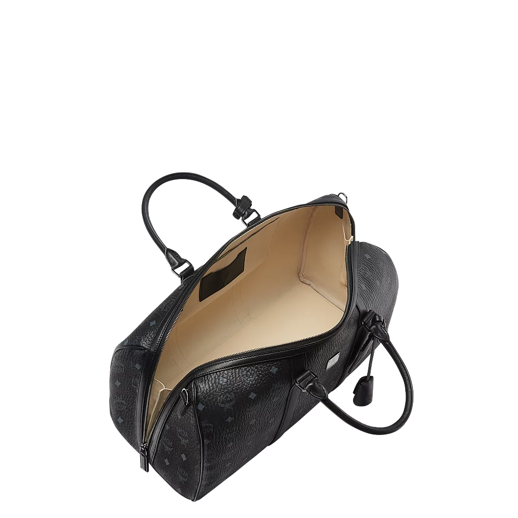 Túi MCM 45cm 17.7" Traveler Weekender In Visetos 'Black' MUV7AVY03BK001 - Ảnh 2