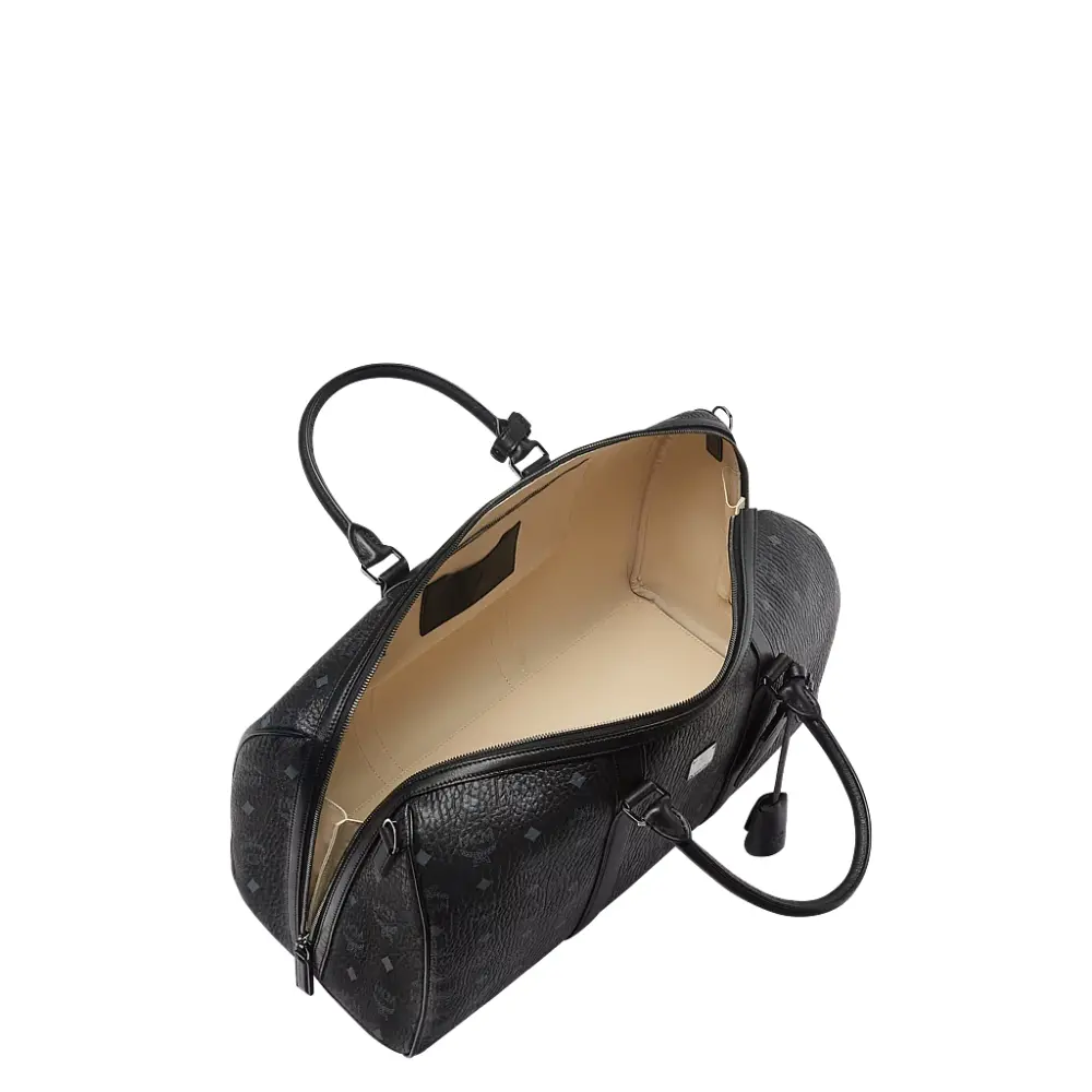 Alternative view of Túi MCM 45cm 17.7" Traveler Weekender In Visetos 'Black' MUV7AVY03BK001