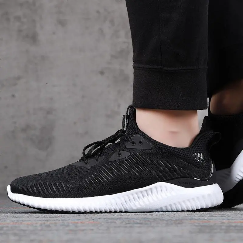 Alternative view of Giày Adidas Alphabounce 1 Marathon 'Black' FW4861