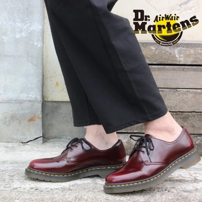 Giày Dr. Martens Vegan 1461 'Cherry Red' 14046601 - Ảnh 6