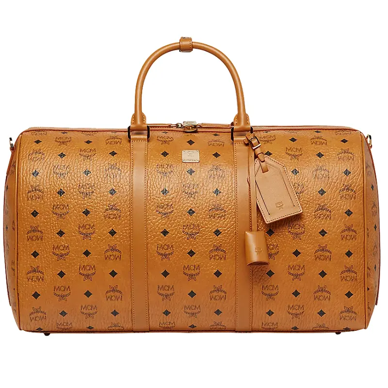Túi MCM 50cm 20" Traveler Weekender In Visetos 'Cognac' MUV7AVY02CO001