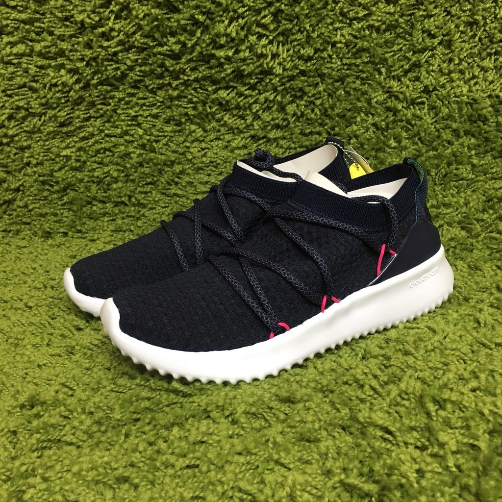Giày Adidas Wmns Ultimamotion Navy White Aqua Pink Running Shoes B96471 - Ảnh 2