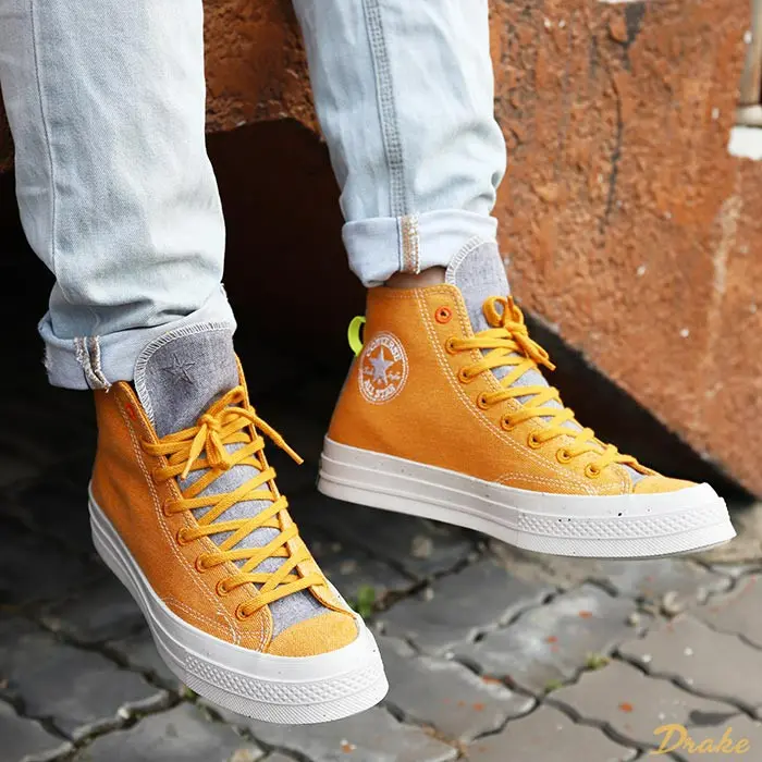 Giày Converse Chuck 70 Renew High 'Safron Yellow' 168615C - Ảnh 3