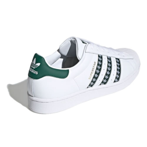 Alternative view of Giày Adidas Superstar White Green FZ1968