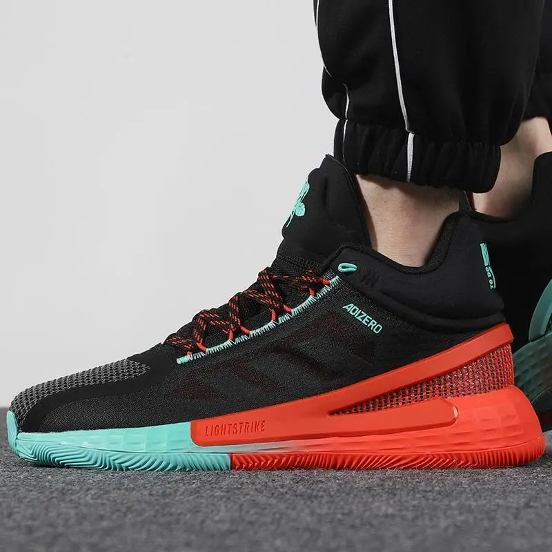 Alternative view of Giày Adidas D Rose 11 'Avatar Pack - Black Bright Red' FZ4407