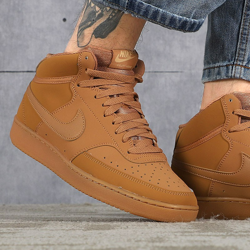 Giày Nike Court Vision Mid 'Flax Twine' CD5466-200 - Ảnh 5