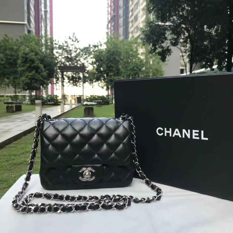 Túi Chanel Mini Flap Bag Lambskin 'Gold-Tone Metal Black' A35200-Y01480-94305 - Ảnh 2