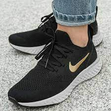 Giày Nike Wmns Epic React Flyknit 'Metallic Gold' AQ0070-013 - Ảnh 3