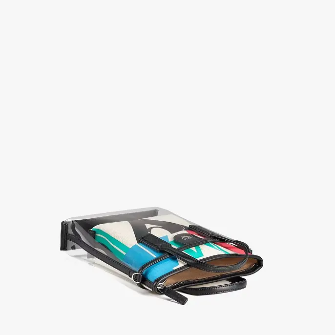 Túi MCM Shopper in Logo Glitch Hologram MWPAAMH04MT001 - Ảnh 4