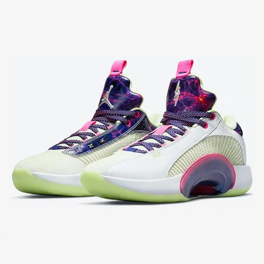 Giày Nike Luka Doncic x Air Jordan 35 Low GS ‘Cosmic Deception’ DN6163-190 - Ảnh 4