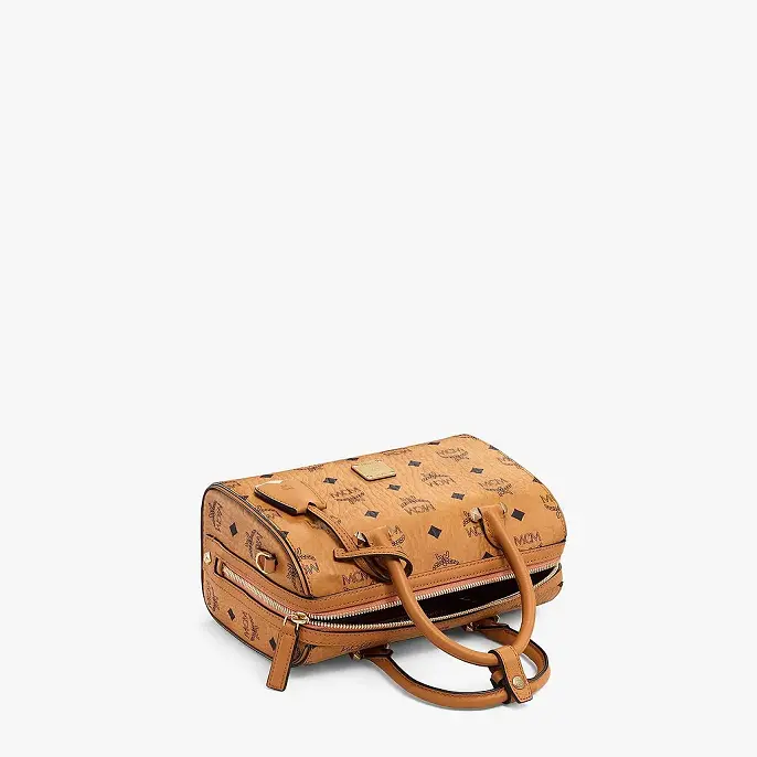 Túi MCM Essential Boston Bag in Visetos 'Original' MWBBASE01CO001 - Ảnh 3