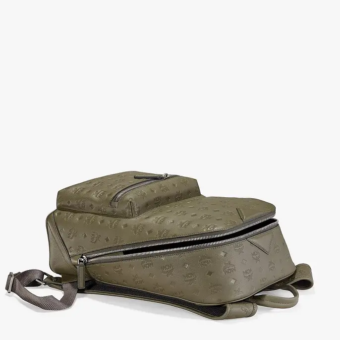 Balo MCM Neo Duke Backpack 'Dark Green' MMKASDK01JH001 - Ảnh 3