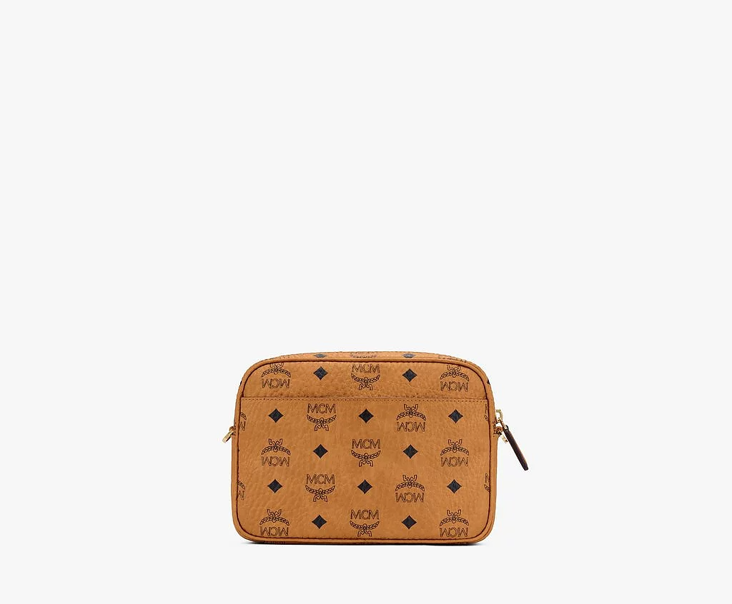 Túi MCM Klassik Crossbody In Visetos Cognac MMRAAKC02CO001 - Ảnh 3