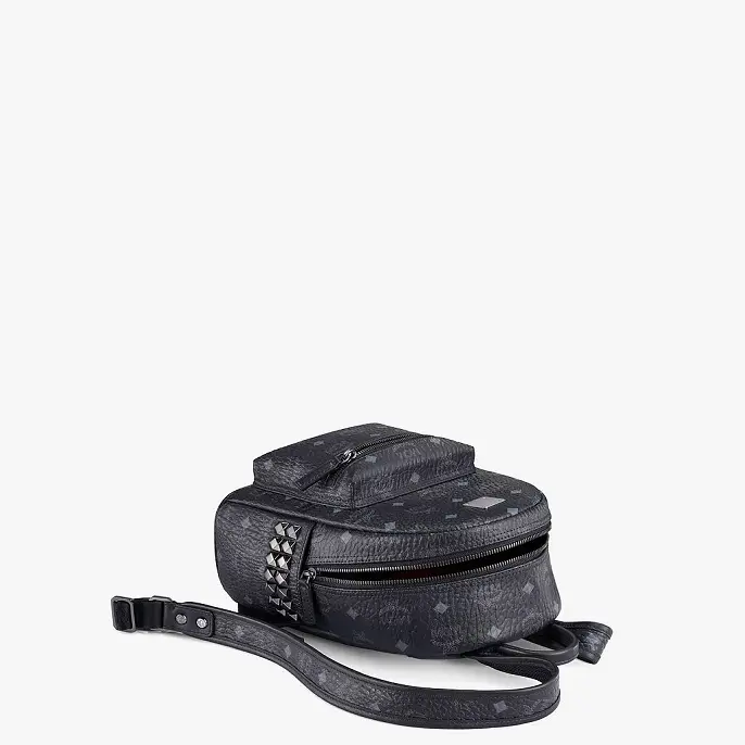 Balo MCM Stark Side Studs Backpack Visetos 'Black' MMK6SVE41BK001 - Ảnh 3